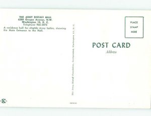 Pre-1980 ARMY DISTAFF HALL Washington DC AF8011