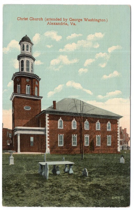 Alexandria, Va, Christ Church (attended by George Washington)