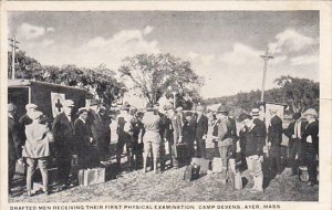 Military Drafted Men Receiving Their First Physical Examination Camp Devens A...