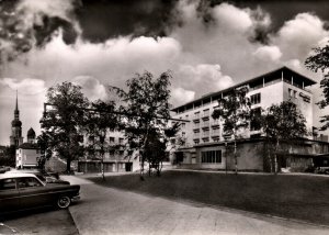 VINTAGE CONTINENTAL SIZE POSTCARD REAL PHOTO HOTEL ROMISCHER KAISER SIGNED 1965