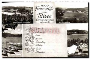 Postcard Old Feriengrube Titsee Vom Schwarzwald