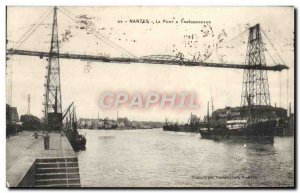 Old Postcard Nantes Transporter Bridge