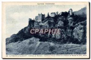 Old Postcard St Pierre d & # 39Albigny Chateau Miolans Old Prison & # 39etat ...