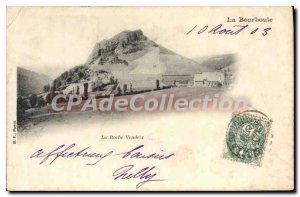 Old Postcard La Bourboule La Roche Vendeix