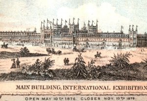 1876 World's Fair Centennial Opening Announcement D.C. Griswold & Co. P73