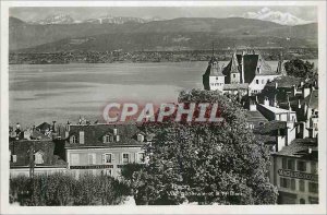 Postcard Modern Lyon Vue Generale and Mt Blanc