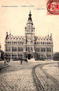 Belgium Brussels L'Hotel de Ville 1907
