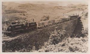 Fairlie's Patent Train Little Wonder Welsh Mountains Wales Old Railway Postcard