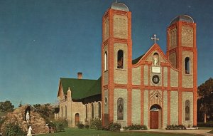 Vintage Postcard Our Lady Of Guadalupe Oldest Parish Church Conejos Colorado CO