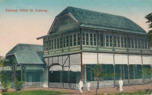 Indonesia Sabang Hotel te Sabang Atjeh Weh Advertising Postcard 08.33