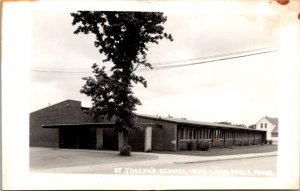 Real Photo Postcard St. Joseph's School in Red Lake Falls, Minnesota