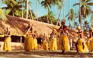 Tamure Dancers Bora Bora Fiji Unused 