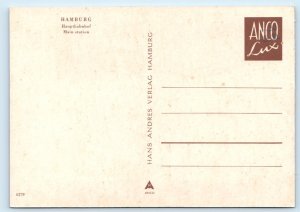 Hamburg - Main Station - GERMANY 4x6 Postcard