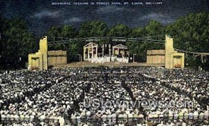 Municipal Theatre, Forest Park - St. Louis, Missouri MO Postcard