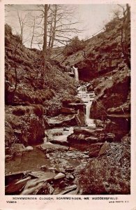 HUDDERSFIELD YORKSHIRE ENGLAND~SCAMMONDEN CLOUGH~1910 RAPID PHOTO POSTCARD