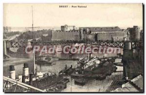 Postcard Old Brest National Bridge