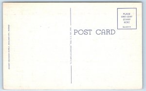 LAS VEGAS, NV Nevada ~ Large Letter Linen c1930s Clark County Curteich. Postcard