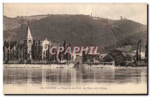 Vienna - Chapel of Our Lady and & # 39Isle Rhone - Old Postcard