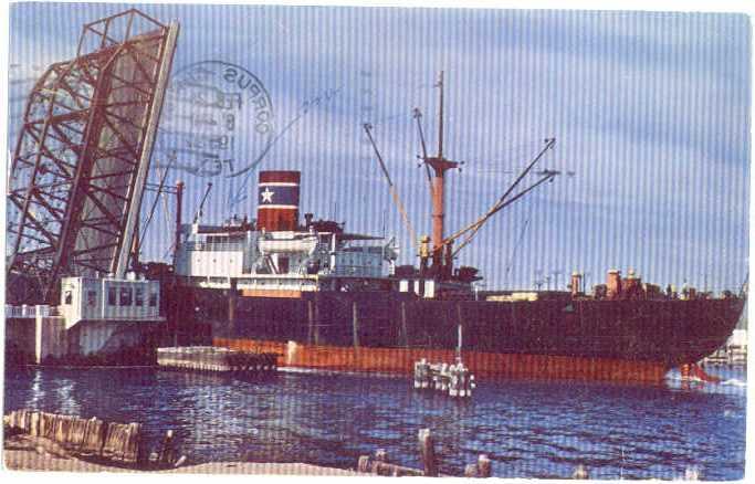 Ship & Bascule Bridge Corpus Christie Texas TX