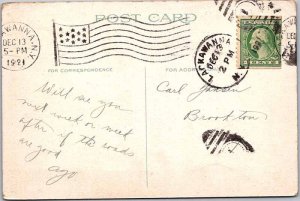 Postcard BUILDING SCENE Buffalo New York NY AN0440