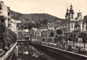 B44657 Karlovy Vary River Tepla and the Geyser     czech