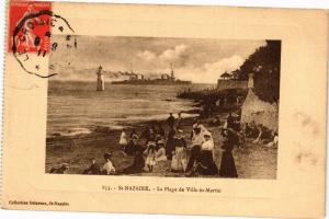 CPA St-NAZAIRE - La Plage de Ville-es-Martin (222883)