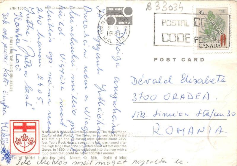 B33034 Niagara falls Ontario  canada