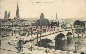 Old Postcard Rouen Pont Corneille