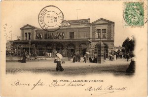 CPA PARIS gare de Vincennes RAILWAY (1244390)