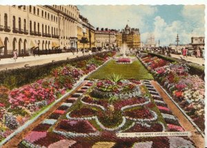 Sussex Postcard - The Carpet Gardens - Eastbourne - Ref TZ5484