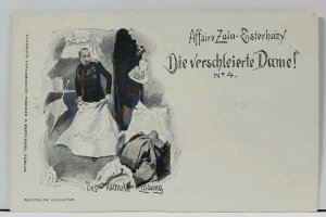 Dreyfus-Affäre, Die verschleierte Dame - des Rätsels Lösung Postcard L7
