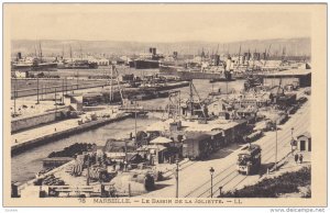 MARSEILLE, Le Basin de la Joliette, Bouches-du-Rhone, France, 10-20s