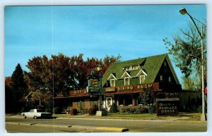 CODY, WY Wyoming ~ Roadside GABLES PANCAKE HOUSE 1969 Park County Postcard