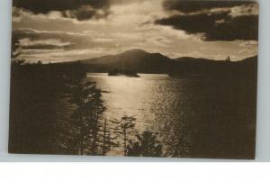 GREENVILLE ME Moosehead Lake Sunset c1910 Postcard