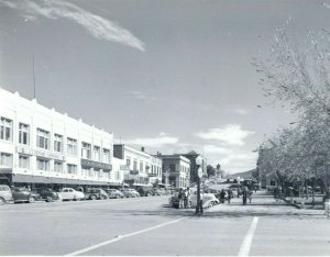 c1940's Gurley St. Prescott Arizona AZ RPPC Photo Vintage JC Penny Postcard 