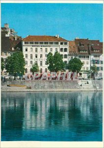 Postcard Modern Hotel Krafft am Rhein Basel