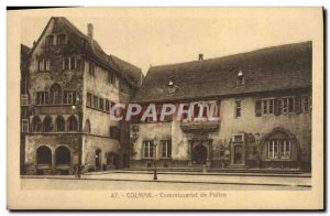 Old Postcard Colmar Commissarlat Police