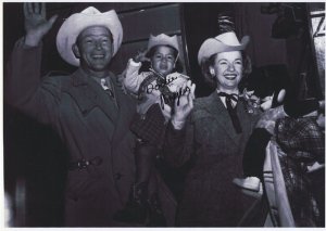 Roy Rogers Jn Daughter Dodie Country & Western Giant Hand Signed Photo