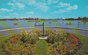 New Hampshire Portsmouth A Scene From The Park Overlooking The Harbor At Port...