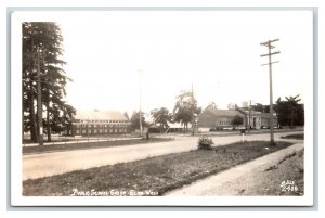 RPPC Public School Buildings Elma Washington WA Ellis Photo 2416 Postcard R22