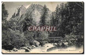 Postcard Old Lutschine und Wefferhorn