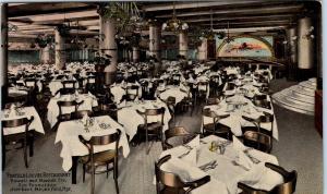 SAN FRANCISCO, CA California  PORTOLA-LOUVRE Restaurant  c1915   Postcard