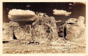 City of Rocks real photo - Deming, New Mexico NM