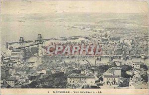 Old Postcard Marseille General View