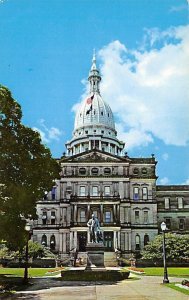 Michigan State Capitol View Lansing MI 