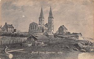 BR81467 north view reculver 1800  uk