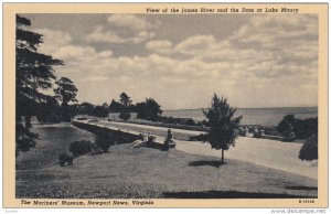 NEWPORT NEWS, Virginia, 1900-1910´s; The Mariners´ Museum, View Of The Jame...