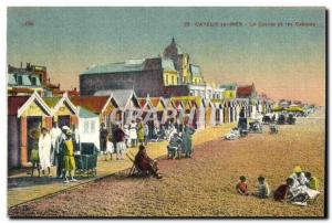 Old Postcard Cayeux Sur Mer Casino and Cabins