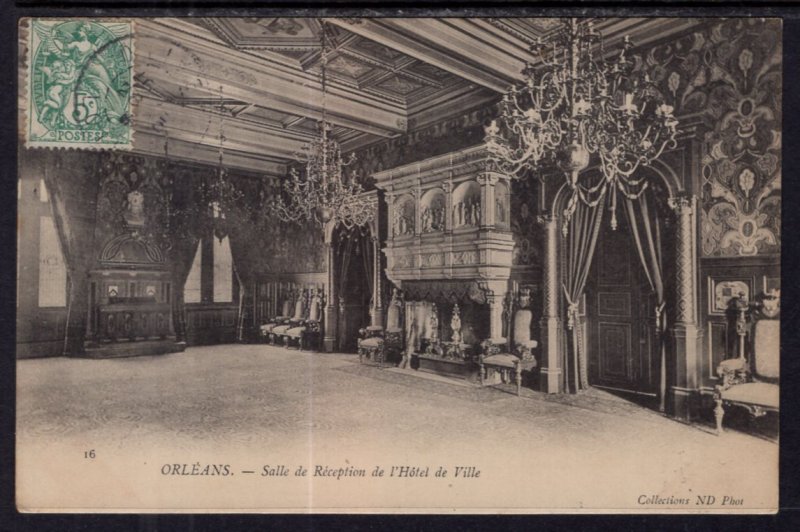 Salle de Reception de l'Hotel de Ville,Orleans,France BIN