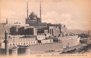 General View of the Citadelle and Mosque Mohamed Ali Cairo Egypt, Egypte, Afr...